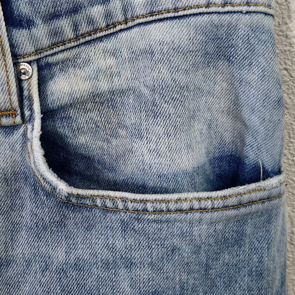 Hudson Women’s Jeans Clean Girl Denim Light Vintage Wash High Rise Wide Leg 33 - Picture 10 of 14